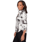 Womens Alfred Dunner Crowd Pleaser Abstract Floral Blouse - image 4