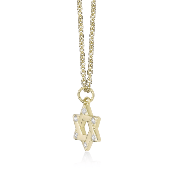 Brilliant Grown Lab-Grown Diamond Star of David Pendant Necklace