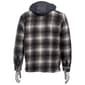 Mens Mountain Ridge Plaid Polar Fleece Jacket - Grey/White - image 3