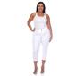 Plus Size White Mark Capri Jeans - image 1