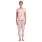Womens Laura Ashley(R) Floral Pumpkins Joggers Pajama Set - image 1