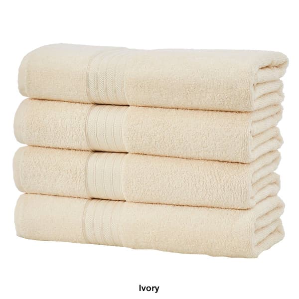 FreshFolds Cooper 4pc. Soft Cotton Classic Bath Towel Set