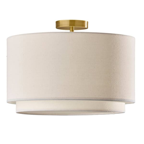 Adesso Finley Double Layer Flush Mount Fixture - image 