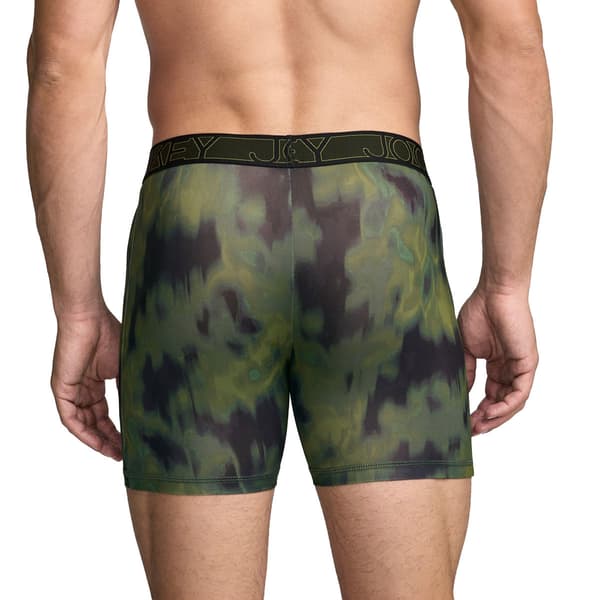 Mens Jockey® 3 Pk. Active Microfiber 5in. Boxer Briefs - Green
