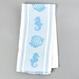 Seaside Jacquard Dual Kitchen Towel