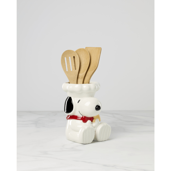 Lenox® Chef Snoopy Figural Utensil Crock 4pc. Set