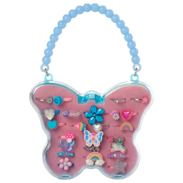 Girls Capelli(R) New York 24pc. Butterfly Box Ring Set - image 