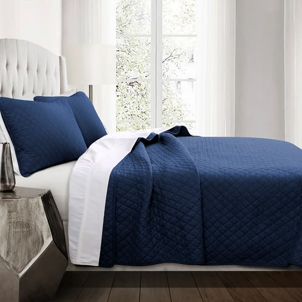 Lush Décor® Ava Diamond Oversized Cotton Quilt Set 320 TC Boscov's