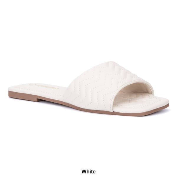 Womens Olivia Miller Sundae Slide Sandals