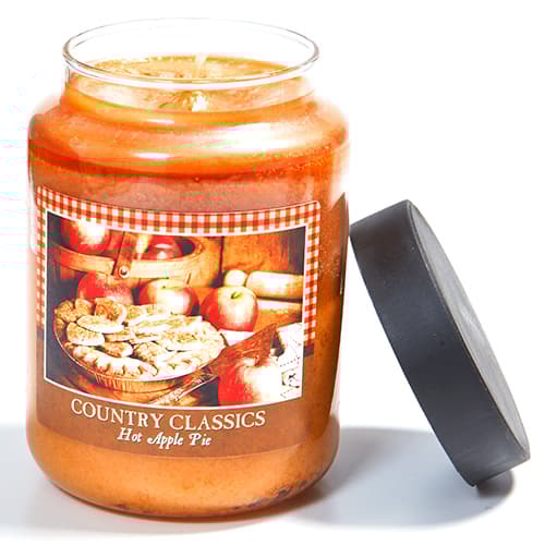 Country Classics Hot Apple Pie 26oz. Jar Candle - image 