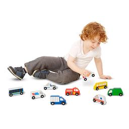 Melissa &amp; Doug® Wooden Town Vehicles Set
