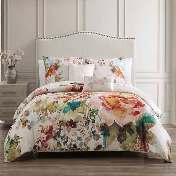 Bebejan® 200 TC Antique Flowers Reversible Comforter Set