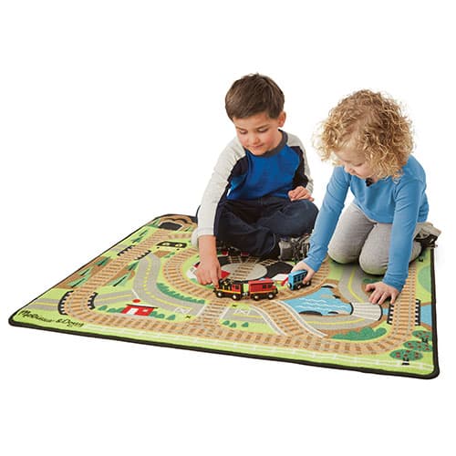 Melissa & Doug&#174; Round the Rails Train Rug