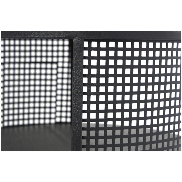 9th & Pike® Contemporary Black Metal Accent Table