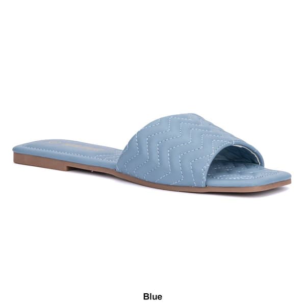 Womens Olivia Miller Sundae Slide Sandals