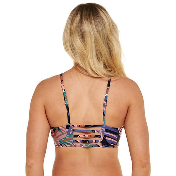 Juniors Raisins & Island Soul Kaori High Neck Bikini Swim Top