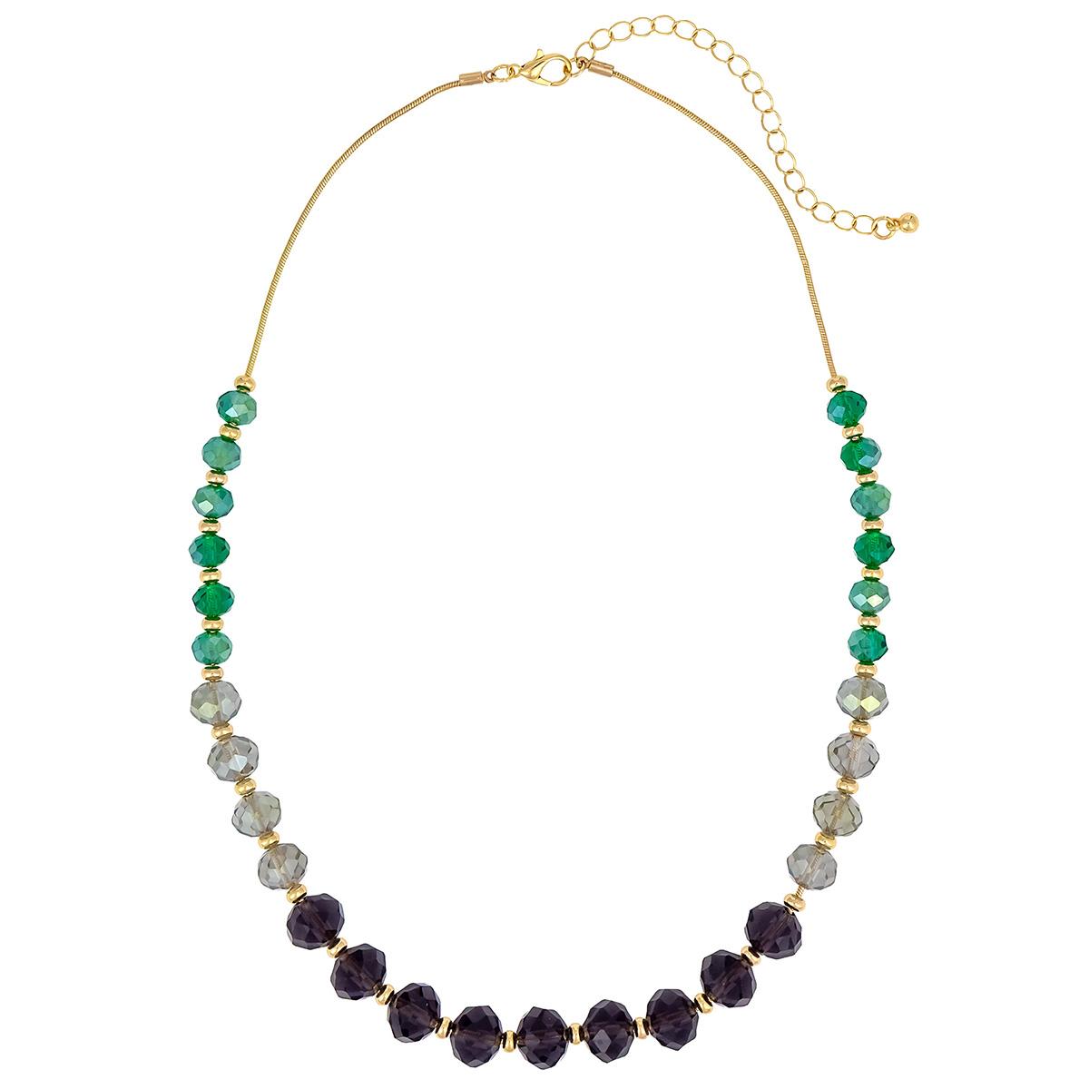 Ashley Cooper(tm) Short Multi-Colored Beads Frontal Necklace