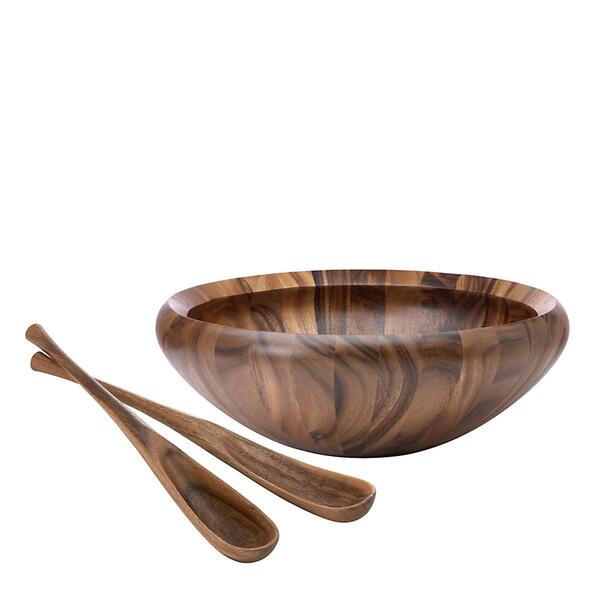 Dansk&#40;R&#41; Wood Classics&#40;tm&#41; Round Salad Bowl - image 