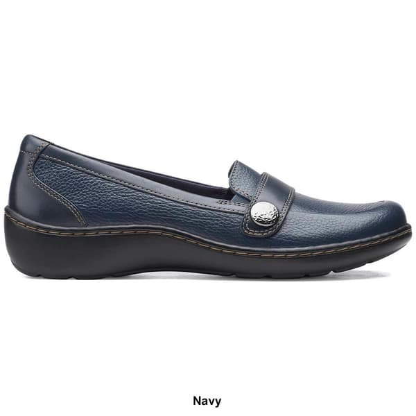 Womens Clarks® Cora Daisy Solid Loafers