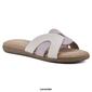 Womens Cliffs by White Mountain Fortunate Slide Sandal - image 10