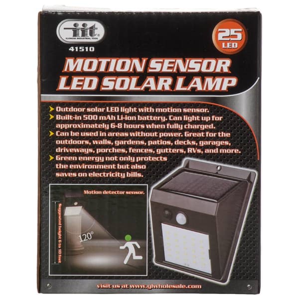 As Seen On TV 25 LED Motion Sensor Solar Lamp - image 