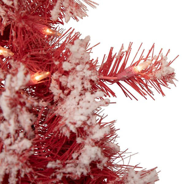 Northlight Seasonal Flocked Red Artificial Christmas Wreath