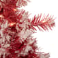 Northlight Seasonal Flocked Red Artificial Christmas Wreath - image 5