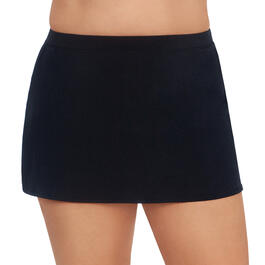 Plus Size American Beach Solids Shaping Skirted Swim Bottoms
