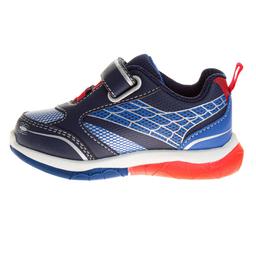 Little Boys Marvel Spider-Man Light Up Blue Athletic Sneakers