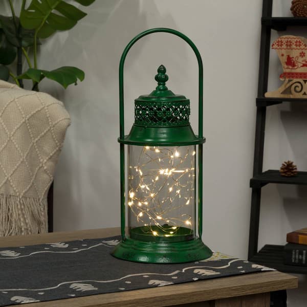 Alpine String Light Metal and Glass Lantern