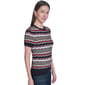 Womens Tommy Hilfiger Short Sleeve Scallop Stripe Sweater - image 3