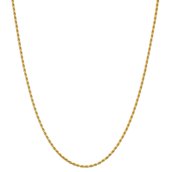 Gold Classics&#40;tm&#41; Gold over Sterling Silver Diamond Cut Necklace - image 