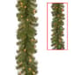 National Tree 9ft Pre-Lit Spruce Garland - image 1