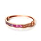 Splendere Sterling Silver Rainbow Cubic Zirconia Bracelet - image 1