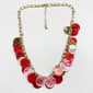 Ashley Cooper&#40;tm&#41; Fuchsia Shaky Shell Disc Necklace - image 1