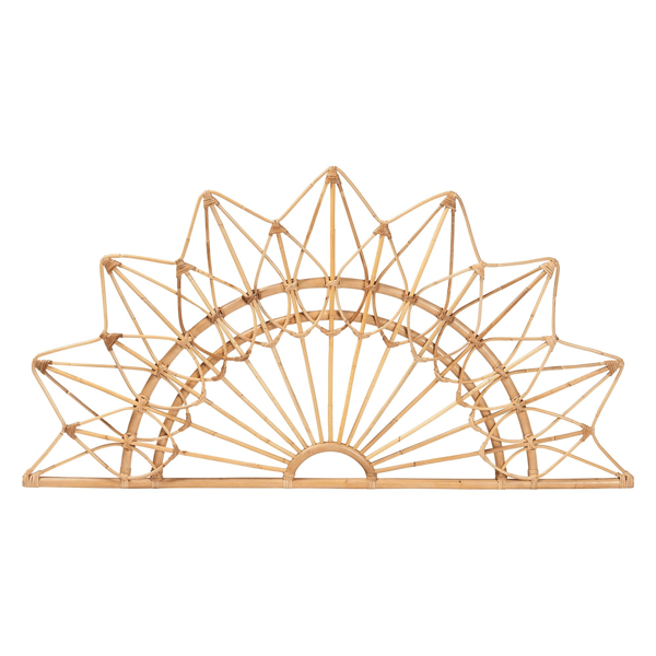bali & pari Solara Natural Rattan Headboard