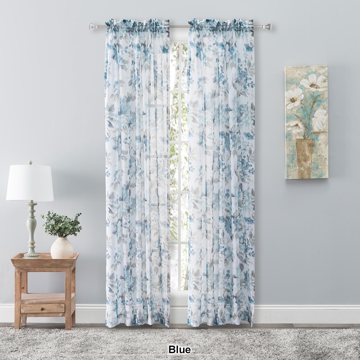 Whimsical Print Semi-Sheer Rod Pocket Panel