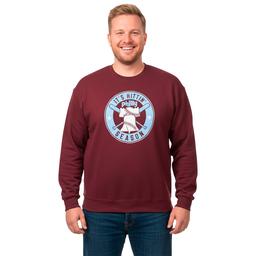 Mens Tailgate Philly Baseball Hittin Season Fleece Crew