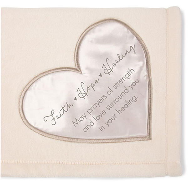 Pavilion Faith Hope Healing Royal Plush Blanket - image 