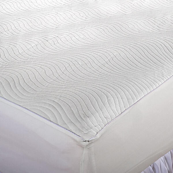 Sealy Circular Mattress Cover with Stain Release - image 