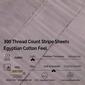 Superior Egyptian Cotton 300TC Striped Sheet Set - image 3