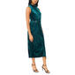 Womens MSK Sleeveless Crushed Velvet Faux Wrap Dress - image 3