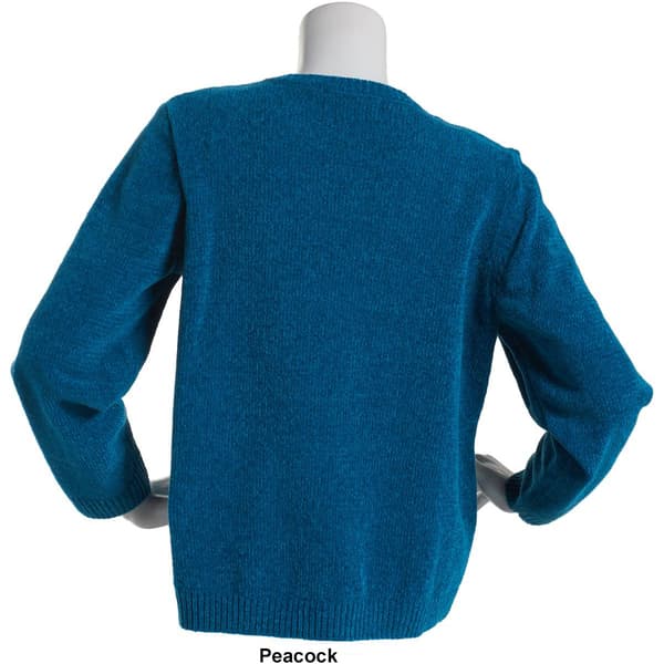 Womens Alfred Dunner Pullover Chenille Sweater