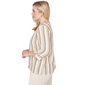 Petite Alfred Dunner Natural Wonder 3/4 Sleeve Stripe Blouse - image 4