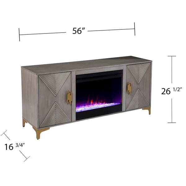 Southern Enterprises Lantara Color Changing Fireplace