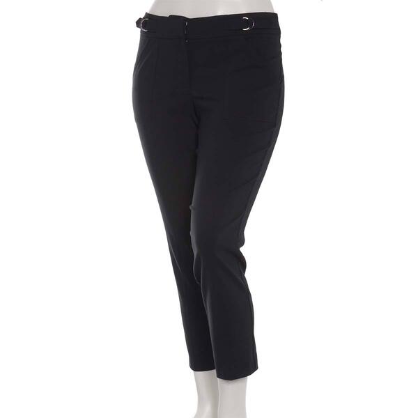 Womens Zac &amp; Rachel Pull On Solid with Hardware Millennium Pants - image 