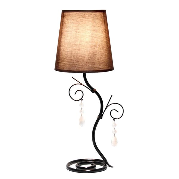 Creekwood Home Priva 19in. Contemporary Ivy Table Lamp - image 
