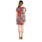 Womens 24/7 Comfort Apparel Geometric Print A-Line Mini Dress - image 2