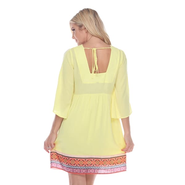Womens White Mark Gabrielle Embroidered Shift Dress