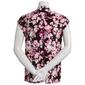 Plus Size Kasper Extended Shoulder V-Neck Floral Blouse - image 2
